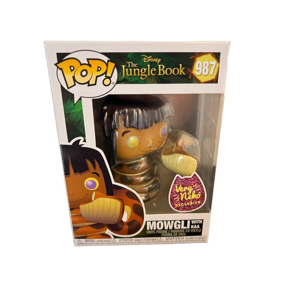 NWT Funko Pop Jungle Book Mowgli with Kaa